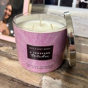 Bath & Body Works A Thousand Wishes Pink Candle